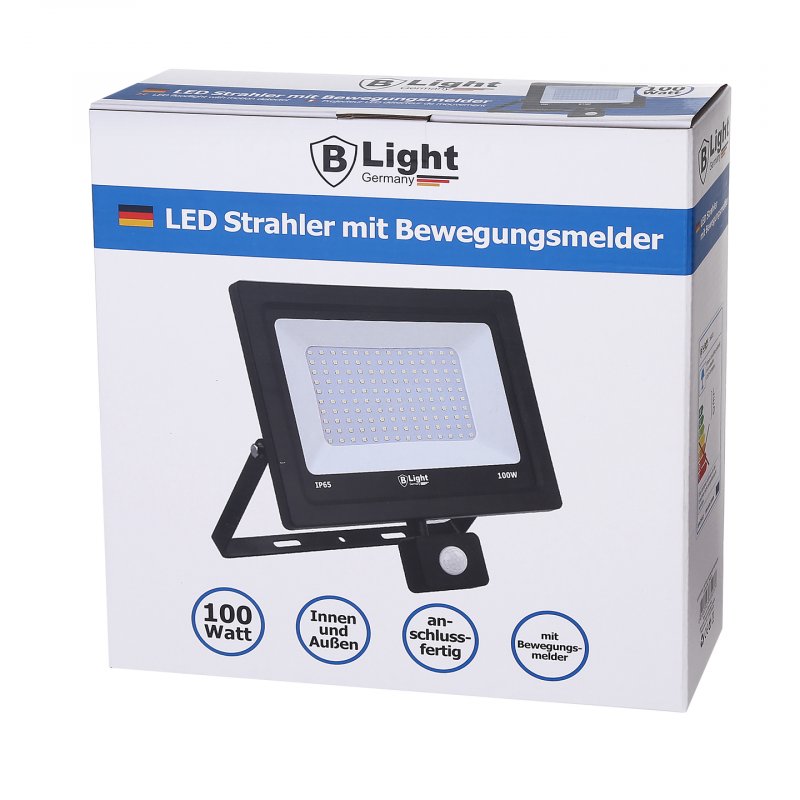 LED spotlight/projector with motion detector 10
