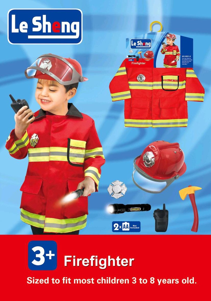 Firefighter costume 3/8 years