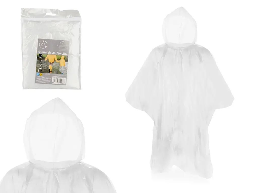 [10088 ZEN12] Poncho de pluie 2 pieces
