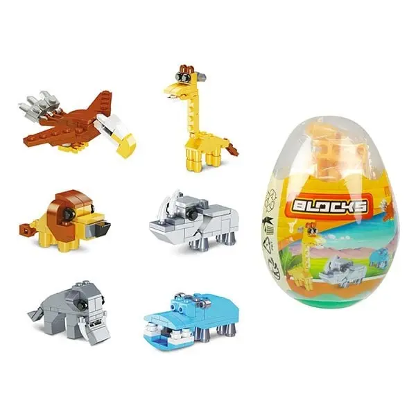 [004588 ZEN12] Blocs Oeuf surprise 8cm 