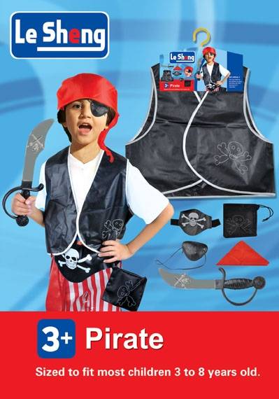 Pirate déguisement 3/8 ans