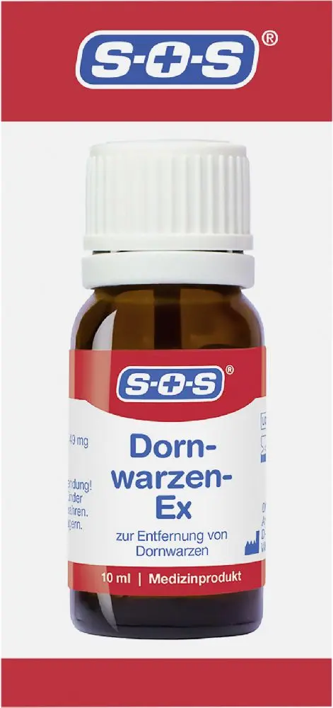 SOS Plantar Warts 10 ml bottle
