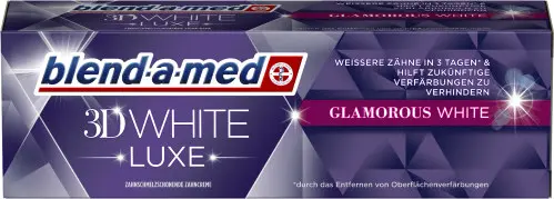 Blend-a-med 3D luxe blanc glamour Tube de 202 ml