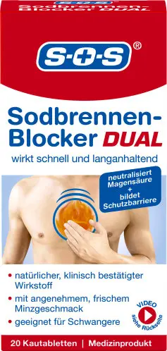 SOS Blocker Dual for heartburn