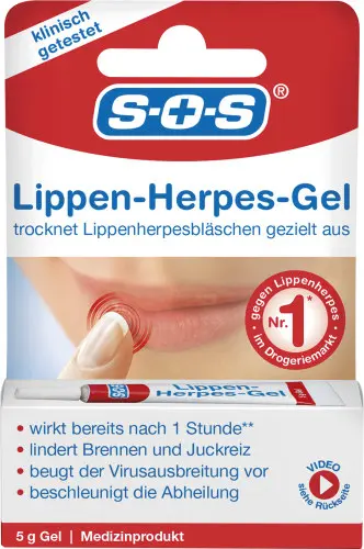 tube sos herpes gel gel 5g