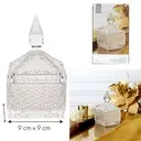 [KA6235 ZEN12  ] Bonbonniere carree 9x9cm