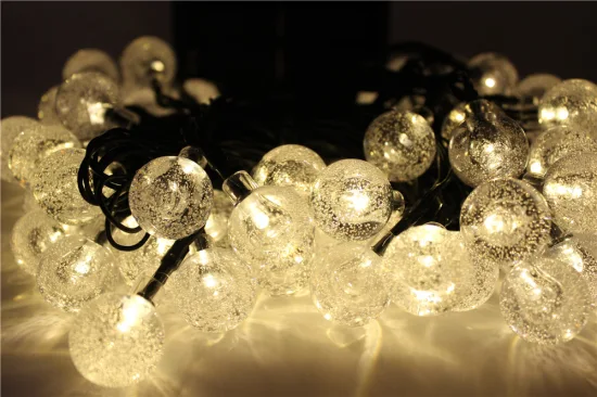 [T-Z06-50LED-6000K] 9.5m cold bubble garland 50led
