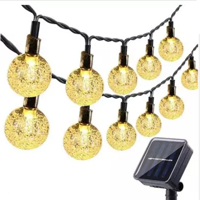 Guirlande Bulle 9.5m Chaud 50LED