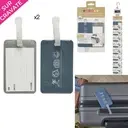 [VO1129 ZEN12] Porte etiquette à bagages x2