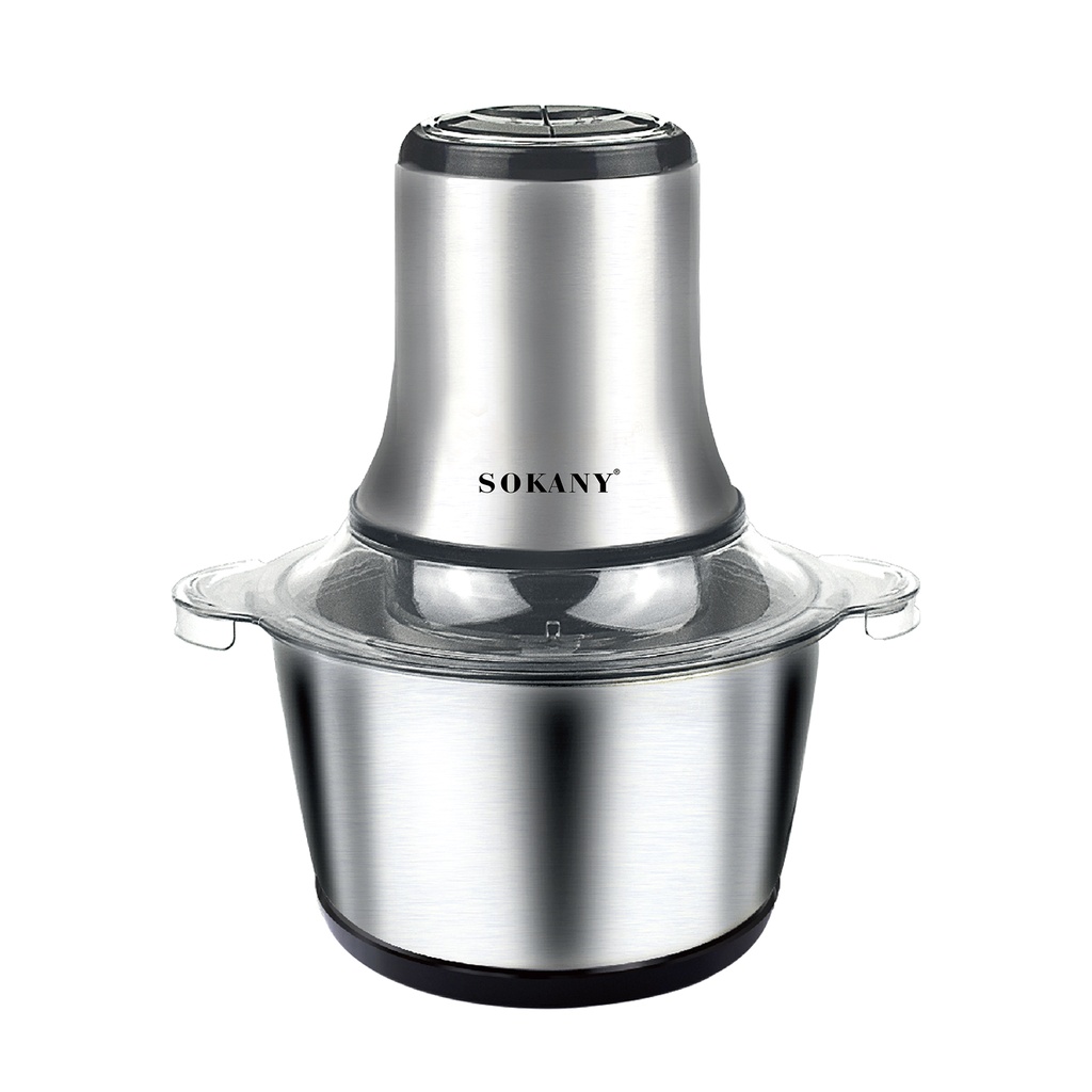Electric chopper with 3 L stainless steel bowl