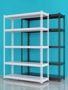 Etagere metal blanc (L120*W50*H180cm)