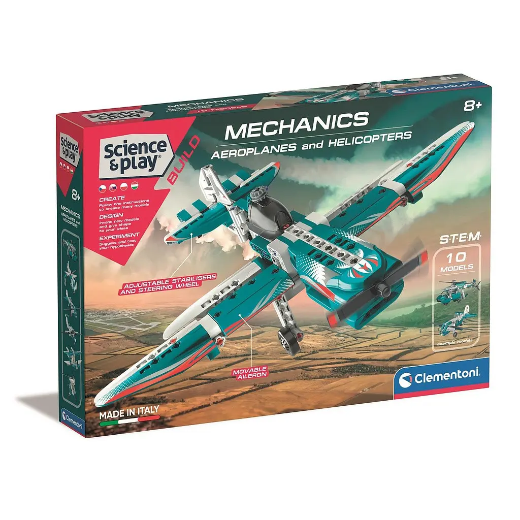 Planes and helicopters Mechanical 10-in-1