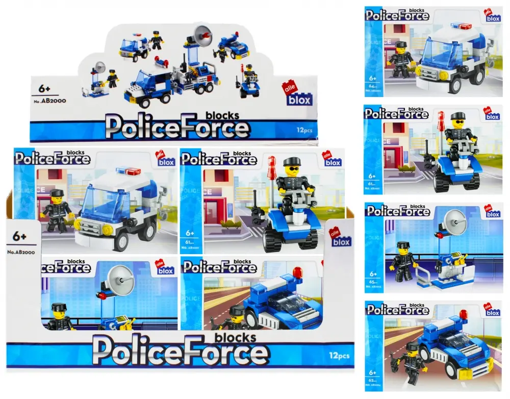 [477373 ZEN12] Blocs de construction alleblox police 63 64 15x1