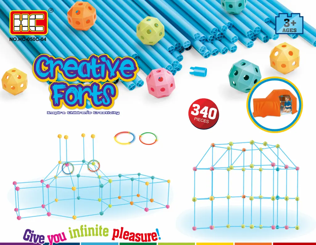 [CJ-2181329] Creative Forts Kit - DIY Creative Forts
