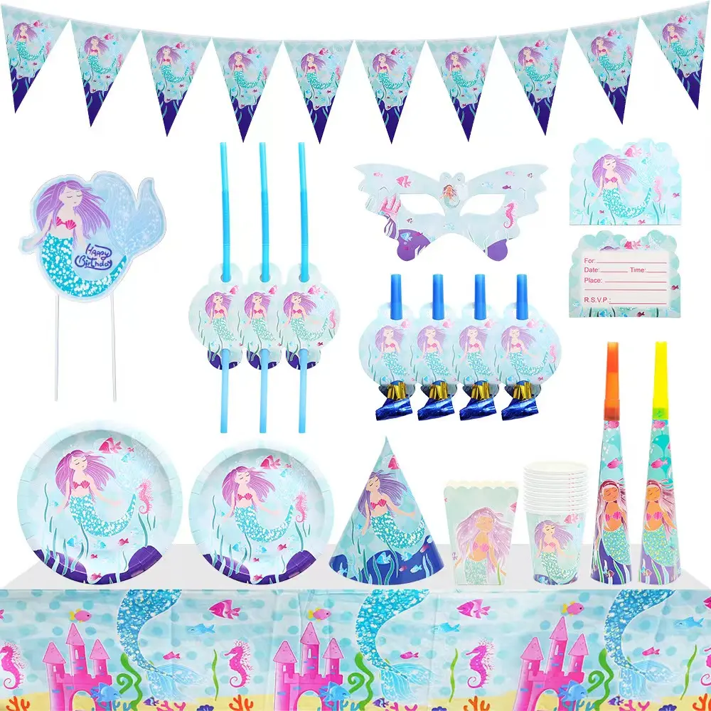 The Little Mermaid Birthday Kit
