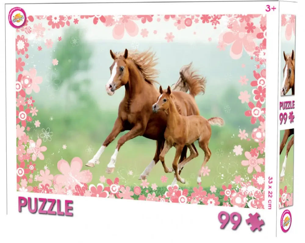 [ARJ021801 ZEN12] Puzzle cheval 99 pc