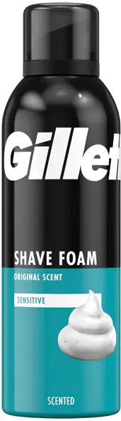[1300 ZEN12] Gillette shaving cream 200ml sensitive skin