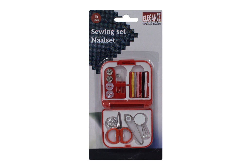 15 pc Travel Sewing Kit
