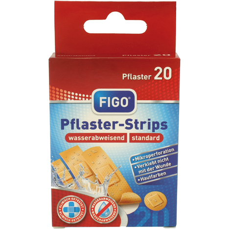 Bandage strips 20 in 4 sizes