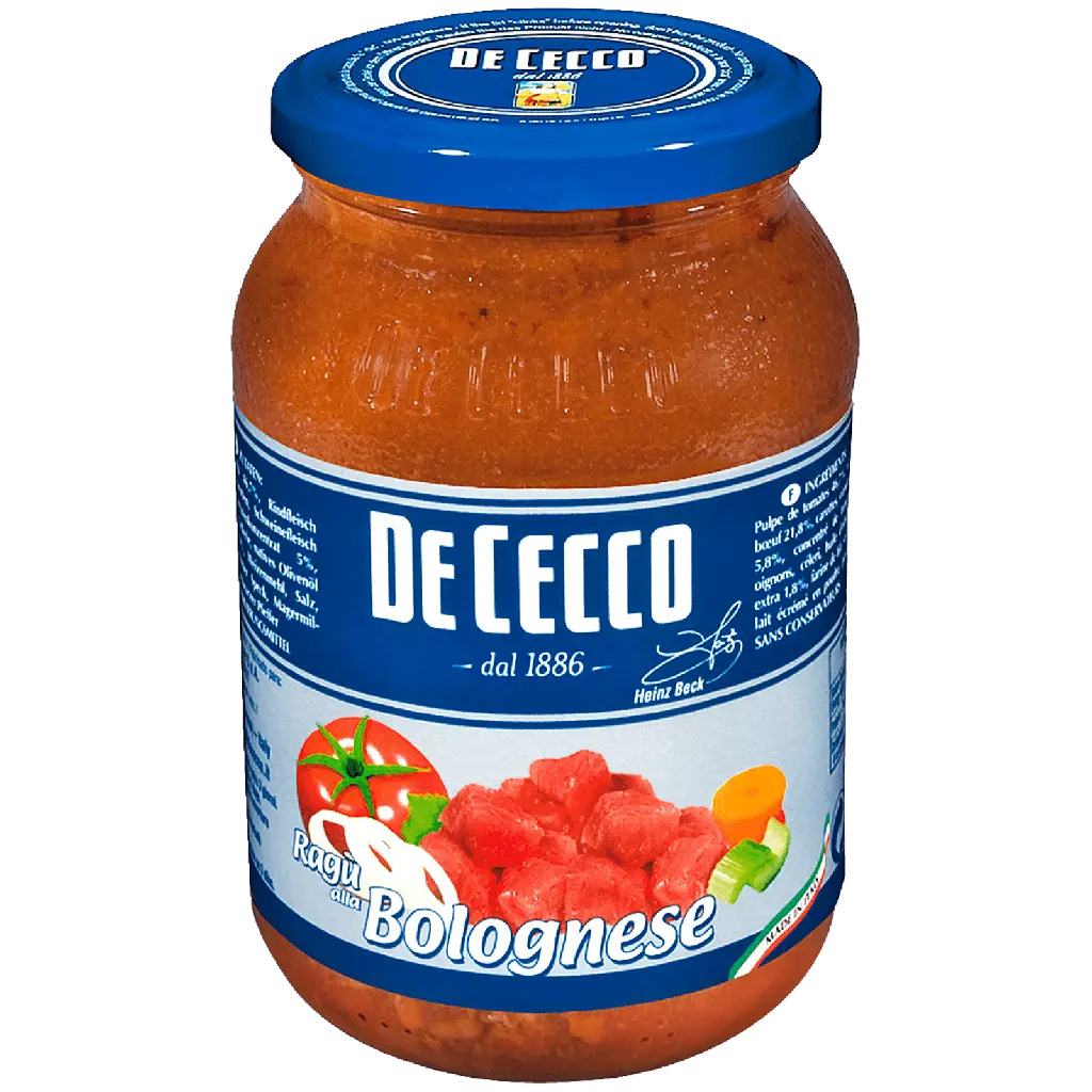 [0473805 ZEN12] Bolognais de Cecco sauce, Verre 400g