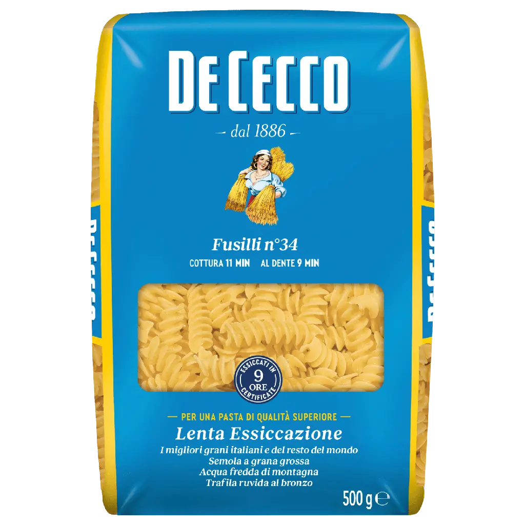 [5273552 ZEN12] De Cecco fusilli nr.34  500g