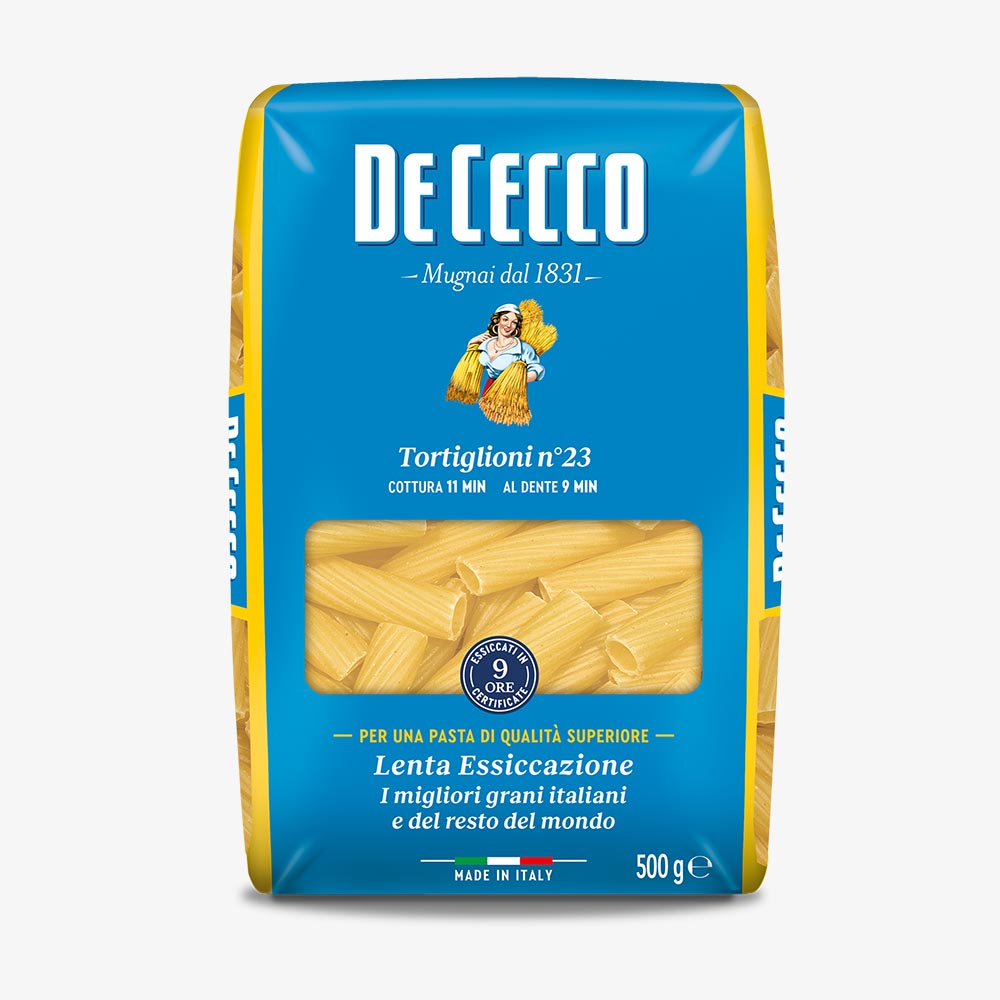 De Cecco tortiglioni n°23, 500g
