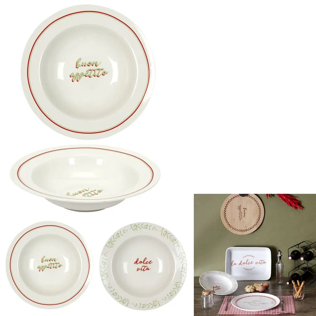 Assiette pate Italie d27cm