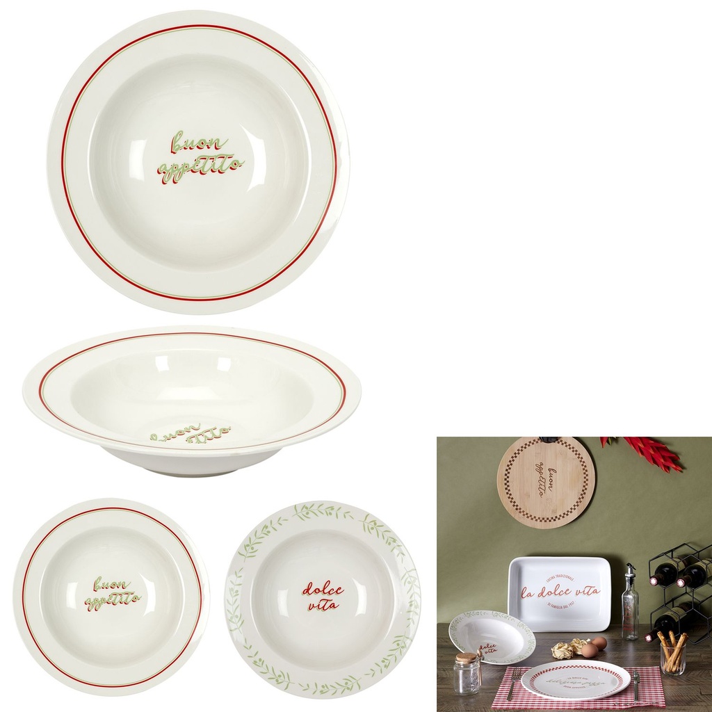 Pasta plate Italy d27cm