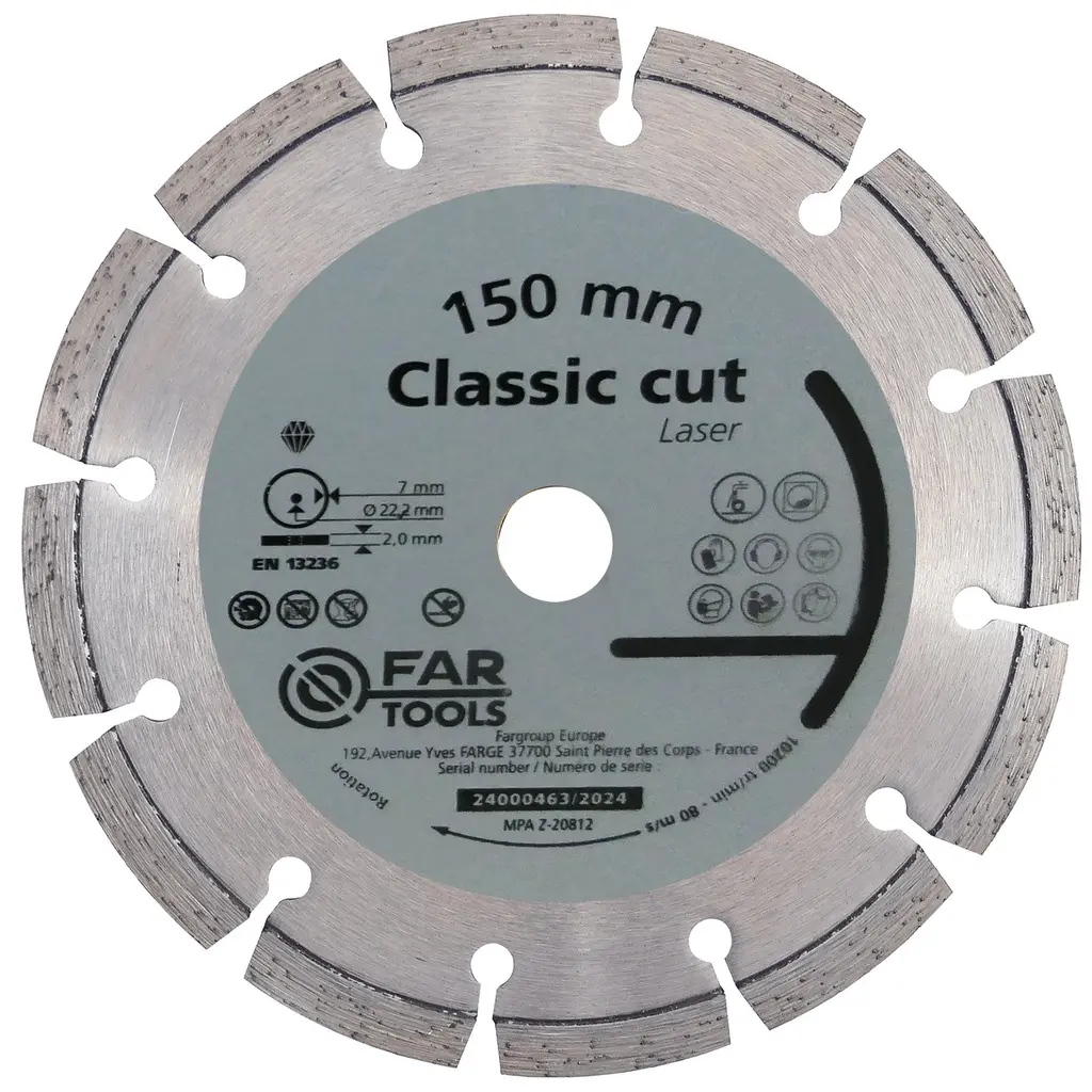 [119021 ZEN12] Disque diamant Classic cut laser