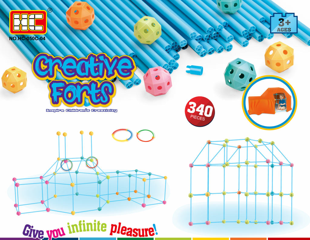 KIT CREATIVE FORTS- FORTS CRÉATIFS DIY