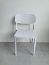 CHAISE CERES EN PLASTIQUE BLANC