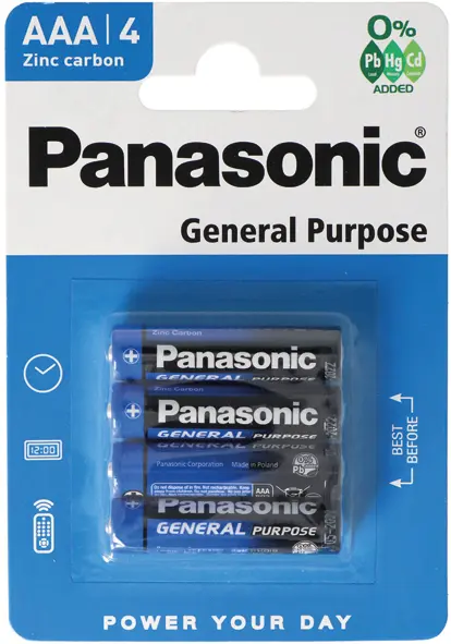 [41546 ZEN14] Batterie Panasonic AAA 4 Pack