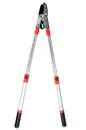 Aluminum pruning shears with telescopic anvil 3 steps