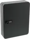 [015334 ZEN14] Key cabinet with code lock 20 black hooks