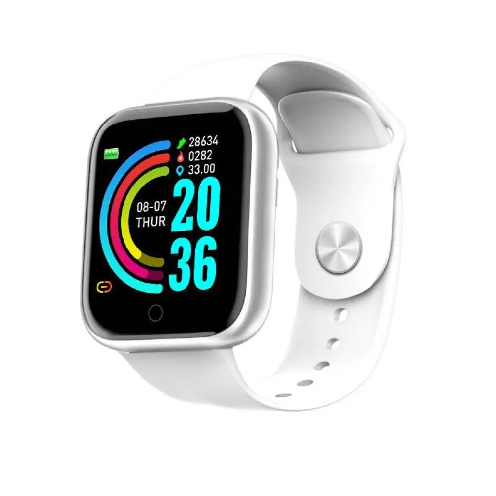 I7 Smart Bracelet, white, 1.44" touchscreen, IP67 waterproof