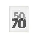 [121161B ZEN16] (50x70) White EVA Photo Frame