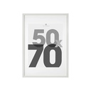 [121161B ZEN16] Cadre photo blanc Eva 50x70 