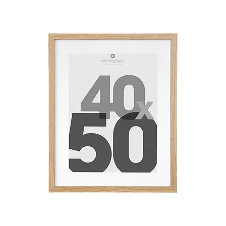 [121160C ZEN16] Eva natural photo frame 40x50