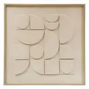 [210457 ZEN16] toile 3d catalina 60x60, blanc