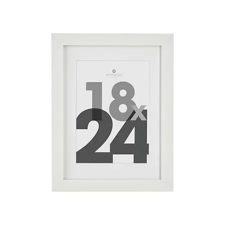 [121156B ZEN16] Cadre photo blanc Eva 18x24 