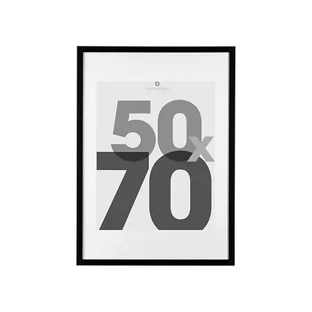 Eva black photo frame 50x70