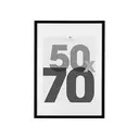 [121161A ZEN16] Eva black photo frame 50x70