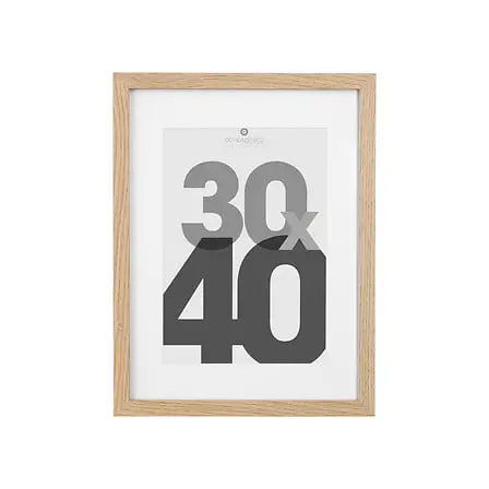 Natural Eva Photo Frame 30x40, beige