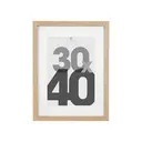 [121158C ZEN16] Natural Eva Photo Frame 30x40, beige