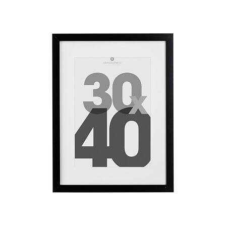 Cadre photo noir Eva 30x40 