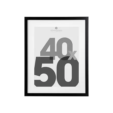 [121160A ZEN16] Cadre photo noir Eva 40x50 