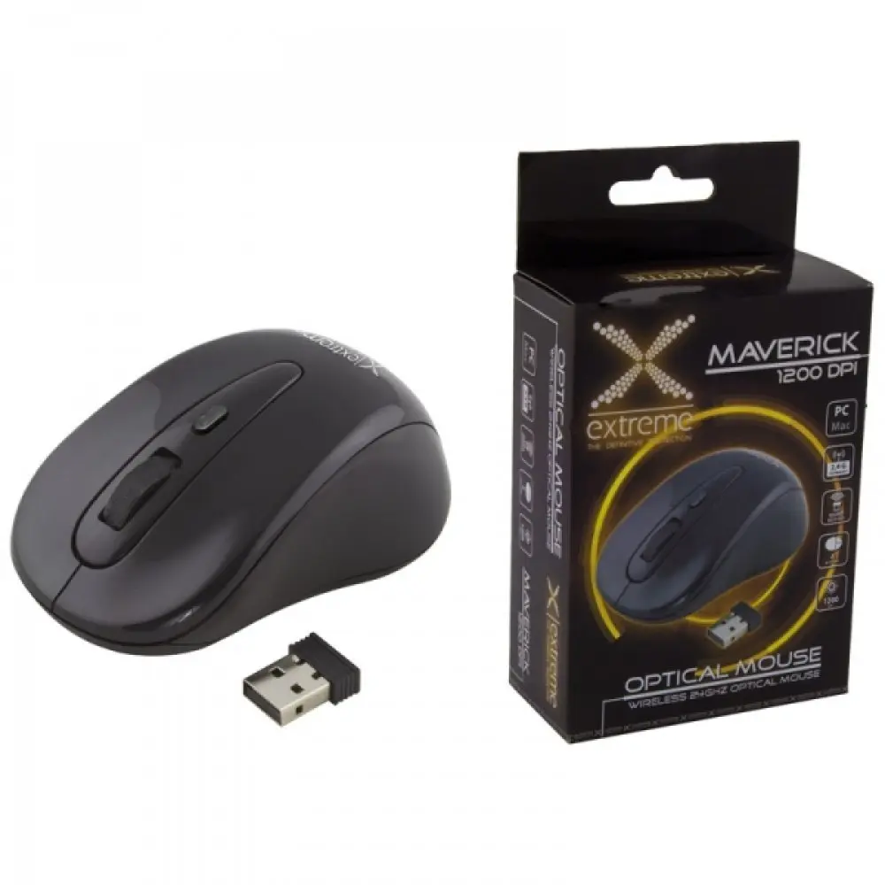 Souris sans fil optique 1000 DPI 2,4 GHz