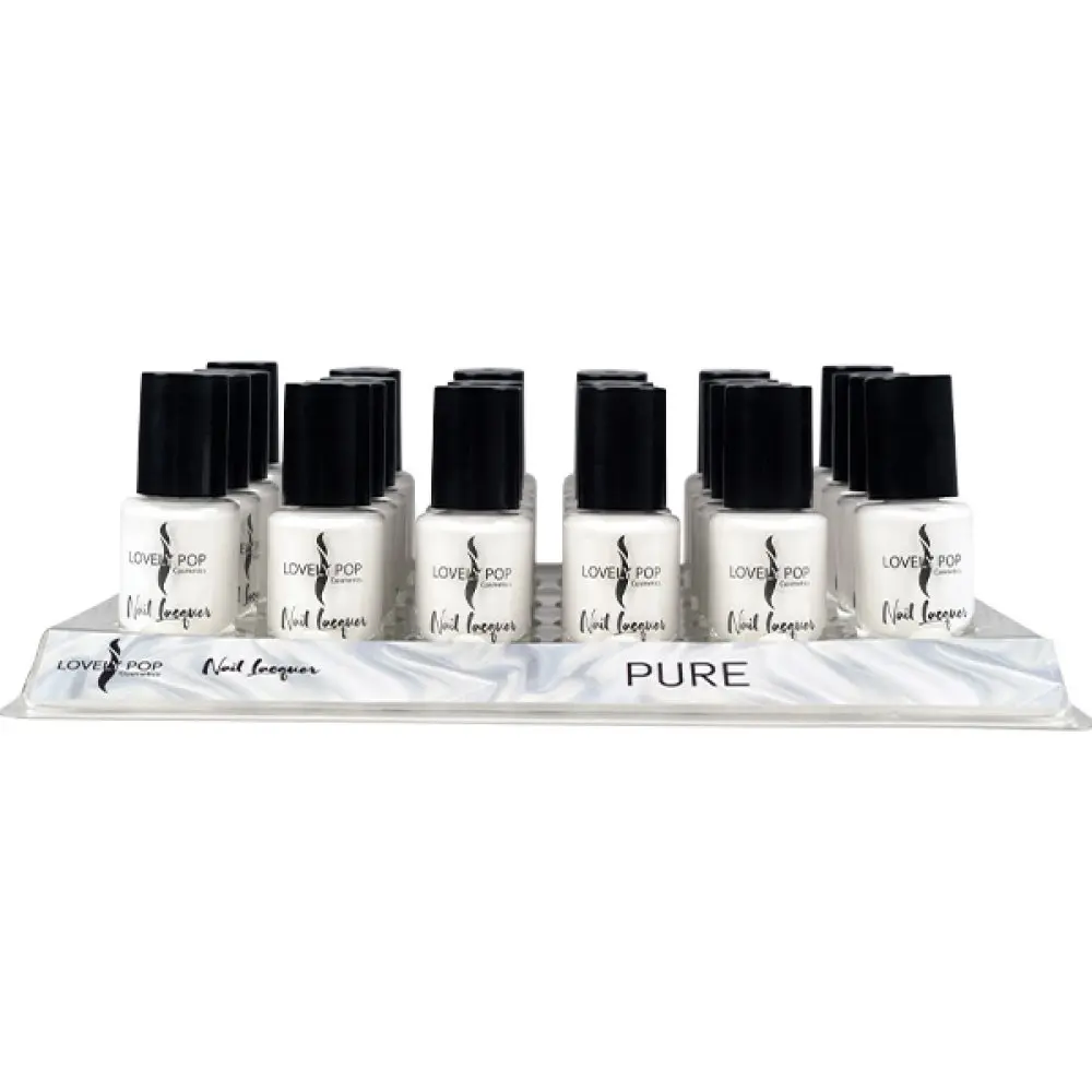 Vernis à ongles Pure Lovely Pop, blanc x24