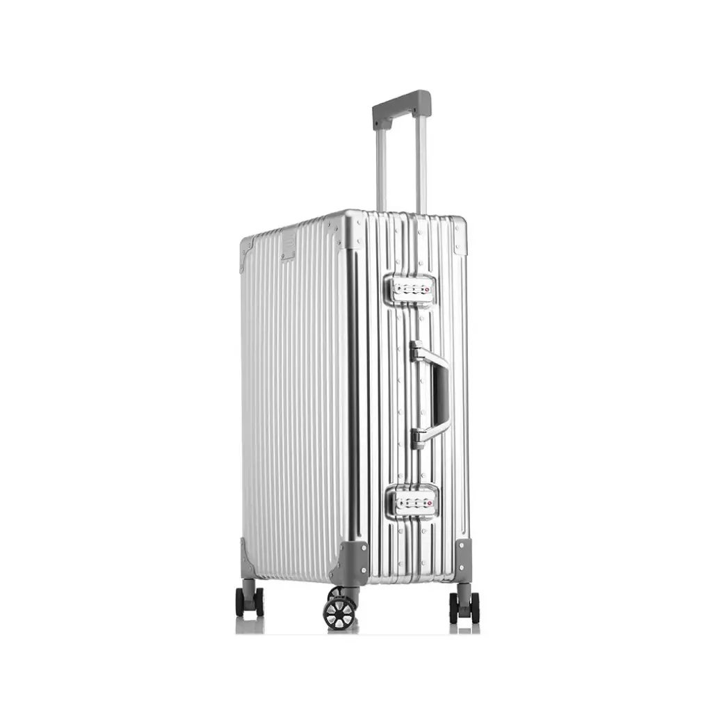 Aluminum Suitcase Tin Goose © Color 1805 Silver