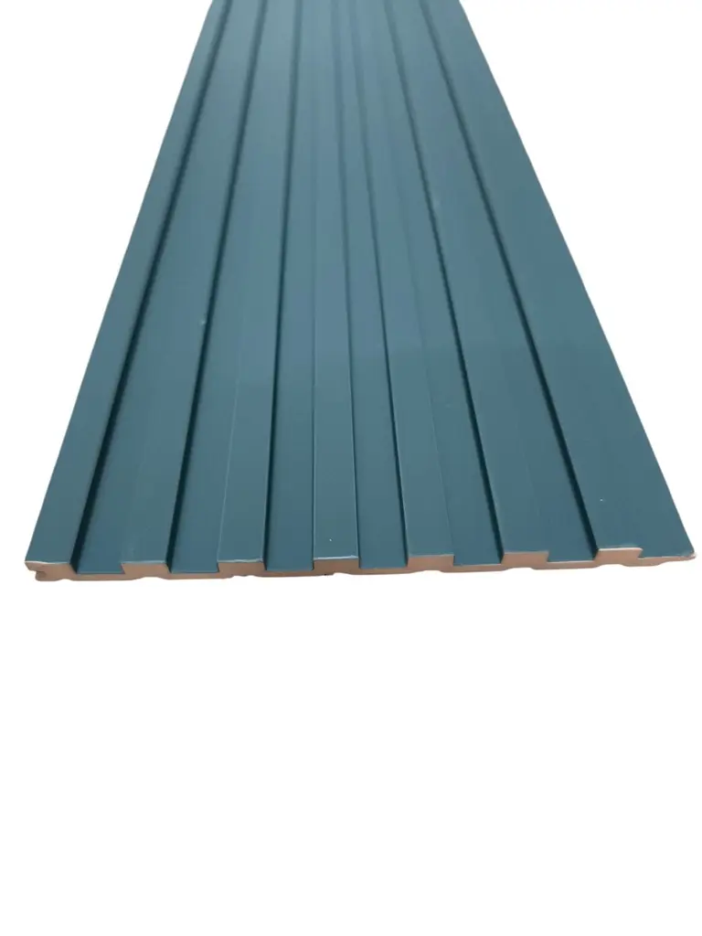 [LF7021] WPC LF7021 Fine Acoustic Panel PVC Turquoise 150*18*2900mm